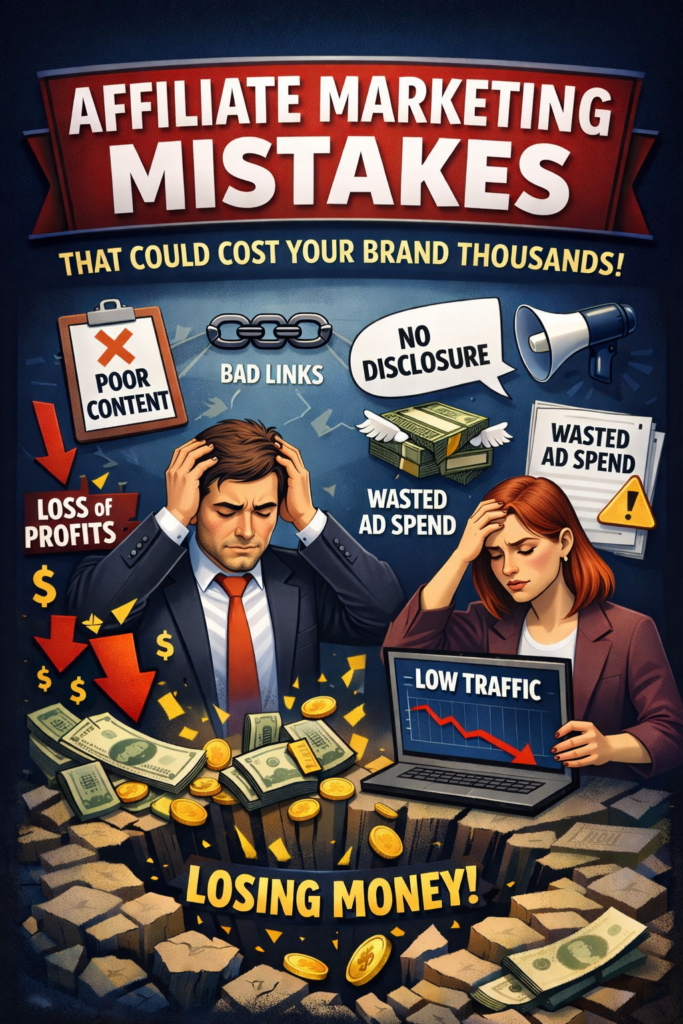 Affiliate Marketing Mistakes That Could Cost Your Brand Thousands